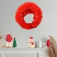 thumbnail image 4 of 18ft Artificial Pine Christmas Garland with Soft Green Leaves | Red Berry Accents | Flexible Wire for Staircase Mantel Fireplace Wedding Party Holiday Decor, 4 of 6