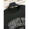 thumbnail image 6 of Manfinity Dauomo Men Letter Printed Round Neck Thermal Lined Casual Sweatshirt, Suitable For Autumn And Winter, 6 of 8