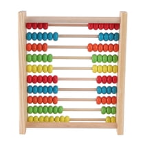 NICEXMAS 1Set Abacus for Children Wooden Toy Math Learning Counting Logical Thinking Color Recognition Educational Toy