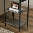 thumbnail image 5 of VECELO 27.6" Tall Nightstand with Drawer, Industrial Side End Table with 3-tier Storage Shelf for Bedroom/Living Room/Office, Hemp Gray, 5 of 8