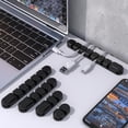thumbnail image 2 of Cable Organizer Silicone Winder USB Charging Cable Organizer Holder For Mouse Keyboard Headphone Wire Organizer Clips Cord 07 1PC, 2 of 6
