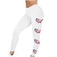 thumbnail image 5 of Nrmvnmi Patriotic High Waist Leggings for Women Fourth of July American Flag Patterned Compression Tights Women USA Flag Mothers Day Gifts For Her, 5 of 5