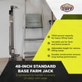 thumbnail image 2 of Timber Tuff 48 Inch Standard Base Farm Jack w/7000 Pound Weight Capacity, 2 of 9