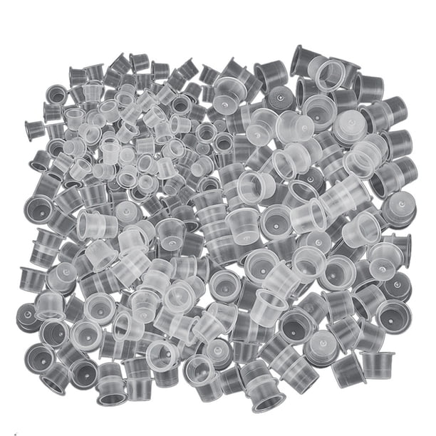 Clearance Sale! 300Pcs Desechables Tinta Pequeña Pigmento Tapas Vasos de Plástico Sujetadores Suministros