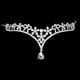 thumbnail image 3 of EeaseMX Tiara de cristal para novia, decoración floral, corona, diadema, tocado para boda, 3 of 3