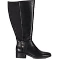 thumbnail image 2 of Baretraps Womens Madelyn Faux Leather Knee-High Boots Black 11 Medium (B,M), 2 of 4