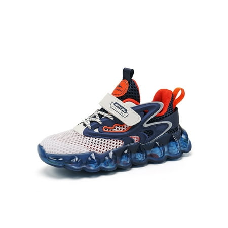 

Ferndule Kids Comfort Round Toe Athletic Jogging Nonslip Flat Durable Trainers