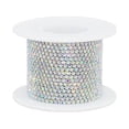 thumbnail image 1 of Guardoinrt Rhinestone Link Chain DIY Necklaces Cup Chains Trimming Sewing Supplies Garment Manicure Tips Accessories Decorations Silver AB 1Set, 1 of 6