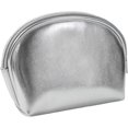 thumbnail image 1 of Shell Cosmetic Bag,T-Shaped Cosmetic Bag,Silver Soft Leather Shell Makeup Bag,Mini Handy Makeup Pouch,Cute Makeup Bag Travel Cosmetic Bag, 1 of 5