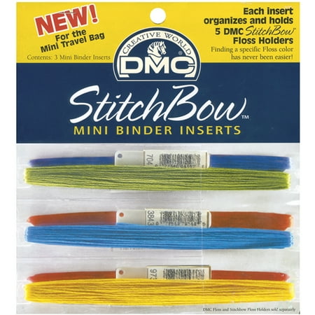Dmc Stitchbow Binder Insert - DMC StitchBow Mini Binder Inserts-3/Pkg