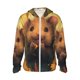 thumbnail image 1 of Fotbe Cute Sunflower Guinea Pig Chaqueta con Protección Solar UPF 50+ para Hombre y Mujer, Camisa con Capucha y Bolsillos-Large, 1 of 7