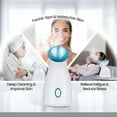 thumbnail image 5 of Ouwald Facial Steamer - Nano Ionic Face Steamer for Home Facial Spa Skin Deep Cleaning with 4Pcs Stainless Steel Skin Kit & Hair Band, 5 of 9