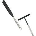 thumbnail image 1 of T-Shape Crepe Maker Stainless Steel Dough Spatula Pancake Turner Crepe Pan Maker Tool, 1 of 5