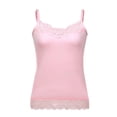thumbnail image 6 of ZJXFGS Womens U Neck Shapewear Built-in Bra Tank High Strechy Sleeveless Slim Fit Tops Camisole Workout Tops Pink 2XL, 6 of 6