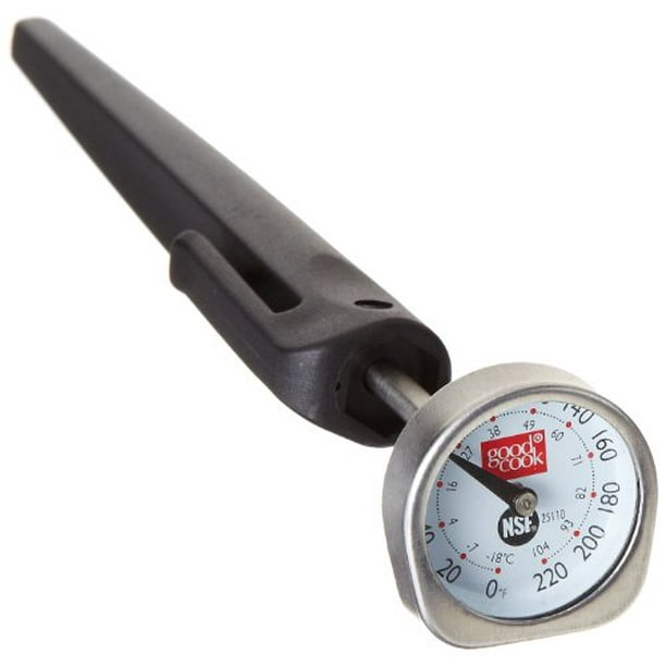 Good Cook Classic Instant Read Thermometer, Black, 1 Ea, 3 Pack