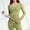 Green, variant on TMOYZQ Womens Fleece Line Underwear Sets Thermal Warm Winter Seamless Comfort Loungwear 2 Piece Thick Base Layer Top & Bottom on Clearance
