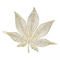 thumbnail image 1 of 4x Broche de Hoja de Arce Broche de Hoja de Arce de Diamantes de Imitación, Joyería de Insignia Nupcial, Broche Decorativo de Moda Broche de Hoja de a 4 piezas, 1 of 7