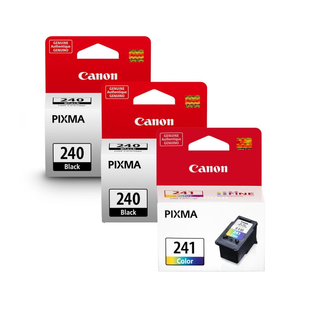 Canon PG-245 Black and CL-244 Color Ink Cartridge Set for PIXMA
