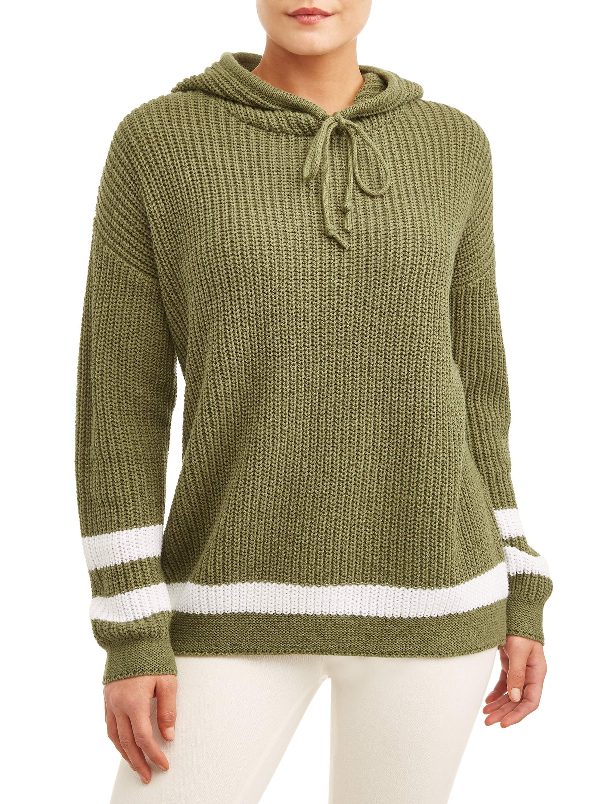 Time and Tru - Time and Tru Women's Hoodie Sweater - Walmart.com ...