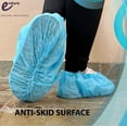 thumbnail image 6 of Endure Disposable Waterproof Shoe Cover- Blue, Nonwoven PP, with Print & Elastic on Bottom & Anti-Skid (400), 6 of 8