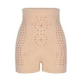 thumbnail image 2 of EQWLJWE 2Pcs Shorts for Women High Waisted Butt Lifter Lightweight Panties Waist Trainer Stomach Slimming Body Shaper for Parties Prom Cocktail Beige(Free Size), 2 of 5