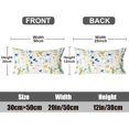 thumbnail image 2 of Spring Pillow Covers 12x20 inch Set of 2,Soft Pillowcases Spring Flowers Blue and White Daisy Pattern Decorative Sofa Living Room Bed Square Pillow Case Cushion Cover-Daisy, 2 of 6