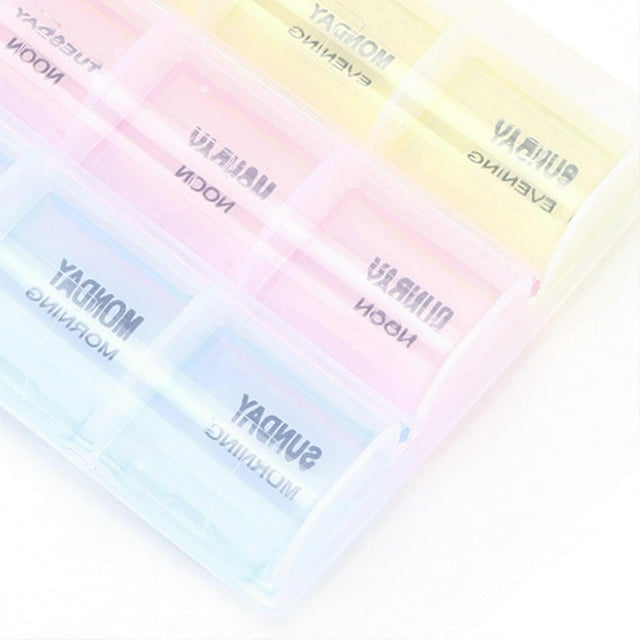 21-Grid Plastic Jewelry Box Removable Dividing Storage Container for Beads Nail Arts