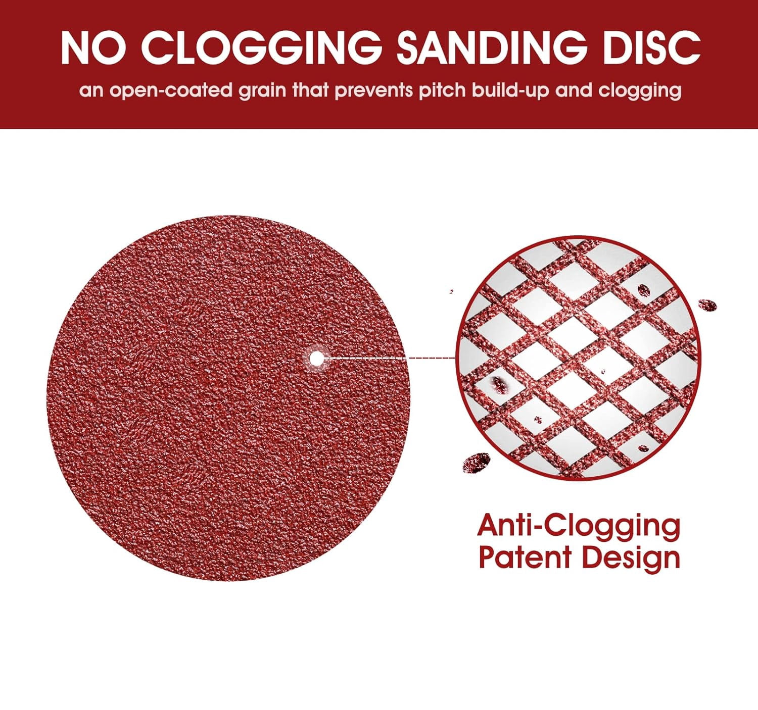 SATC 150Pcs 5" 8-Hole Dustless Hook and Loop Sanding Discs 240 Grit Sandpaper for Polishing