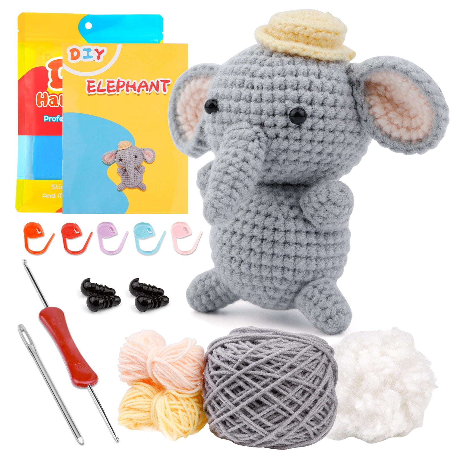 The Woobles Beginner Crochet Amigurumi Kits - Fox 