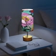 thumbnail image 6 of Touch-Control 3-Color Desk Lamp with Plug – Energy-Saving LED + 3 Simultaneous Charging Ports Halftone Print, 6 of 8