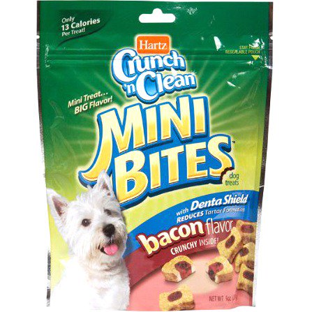 Hartz Crunch N Clean Mini Bites-bacon