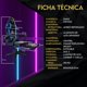 thumbnail image 3 of Silla Gamer Ergonómica IG642 Reclinable hasta 135°  Soporta hasta 120 kg con reposapies y Cojines para Soporte de Cuello y Lumbar Silla de Oficina y Escritorio Ejecutiva, 3 of 8