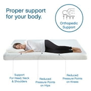 Cool Gel 6 Twin Medium Tight Top Gel Memory Foam Mattress, White