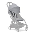 thumbnail image 1 of Stokke YOYO 6+ Color Pack, Stone - Textiles Only: Seat Pad, Extendable Canopy & Zipped Back Pocket - Requires YOYO3 Frame (Sold Separately), 1 of 5