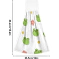 thumbnail image 3 of SKYSONIC Hanging Kitchen Towel 12 x 17 Inch Frog Head Towel Set 2 Pieces of Dry Towels for Kitchen, Bathroom, Laundry Room Table, 3 of 7