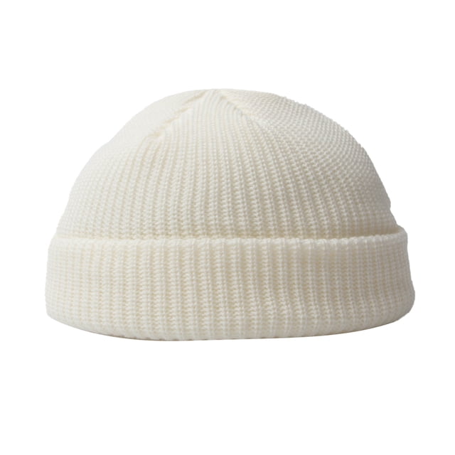 Qarigey Gorro de lana a la moda para mantener el calor durante mucho tiempo, gorro polar de invierno, transpirable, duradero para deportes al aire libre, Sombreros Blanco