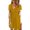 Yellow Summer Dresses for Women 2023, variant on Dyegold Sundresses for Women Casual Beach - Dresses for Guest V-Neck Short Sleeve Button Up Pleated Solid Color Mini Sun Dress Plus Size Summer Loose Dress
