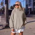 thumbnail image 2 of SUNBS Oversize Sweatshirts for Women Long Sleeve shirts Cowl Neck Drop Shoulder Pullover Tops Casual, 2 of 8