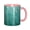 Pink, variant on Dark Black Pattern Coffee Mug Fun Custom Ceramic Mugs 11oz Navy Blue