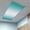 Teal, variant on Black Ombre Fluorescent Light Covers, Black Grey White Gradient Modern Abstract Art Magnetic Light Covers for Ceiling Lights, Fluorescent Ceiling Shade for Classroom Bedroom Office 4x2Ft x 2PCS