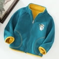 thumbnail image 2 of Vedolay Toddler Baby Boys Coats Baby Hood Jacket Coat Fall Winter Outerwear Dark Blue,130, 2 of 4