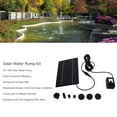 thumbnail image 3 of Solar Fountain Pump, Solar Water Pump Kit High Conversion Easy Mounting 9V 1.8W  For Garden, 3 of 8