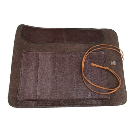 

OUNONA Tools Knives Roll Up Bag Carving Pocket Knives Leather Bag Storage Organizer