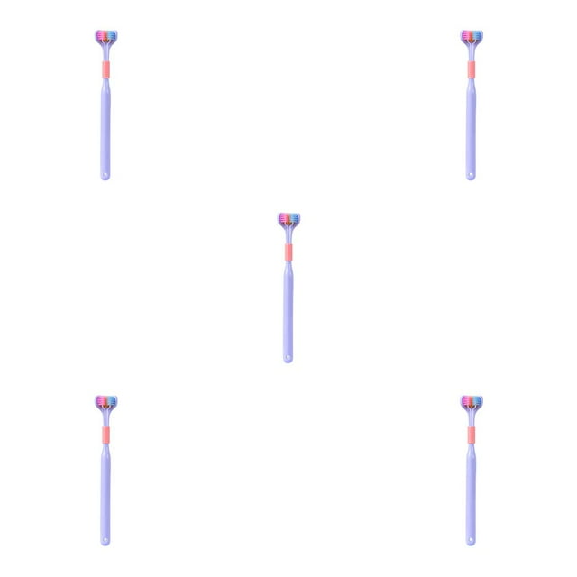 Cepillos de pelo Qarigey 3 lados herramienta de limpieza antideslizante 360 Type8 NO8