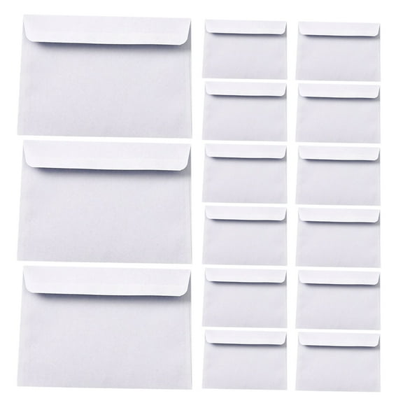 ELAYARD 100Pcs Elegant White Mailing Envelopes with Self Sealing Closure for Confidential Letters