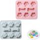 thumbnail image 5 of Molde de silicona con estampado de huellas de cachorro, bonitos moldes para hornear con forma de pata y hueso, moldes de silicona antiadherentes de grado alimenticio para chocolate, caramelos, gelatina, galletas, bandejas de cubitos de hielo, golosinas para perros Vhermosa JQWJ127-2, 5 of 5