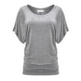 thumbnail image 3 of Free to Live 3 Pack Short Sleeve Casual Women's Dolman Tops, 3 of 7