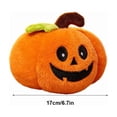 thumbnail image 2 of Zznnkj Halloween Plush Pumpkin Doll, Soft Stuffed Orange Pumpkin Toy, Cute Spooky Plushie Gift for Holiday Decor, 2 of 5