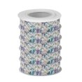 thumbnail image 2 of 5 Rolls Christmas Ribbon 1.5 inch Wide Decorative Ribbon for Gift Wrapping and Holiday Decorations Watercolor Orchids and Lilies, 2 of 7
