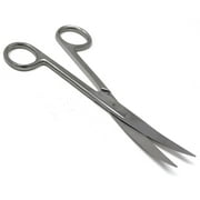Lab Dissecting Scissors, Sharp/Sharp, 4.5", Curved, Stainless Steel
